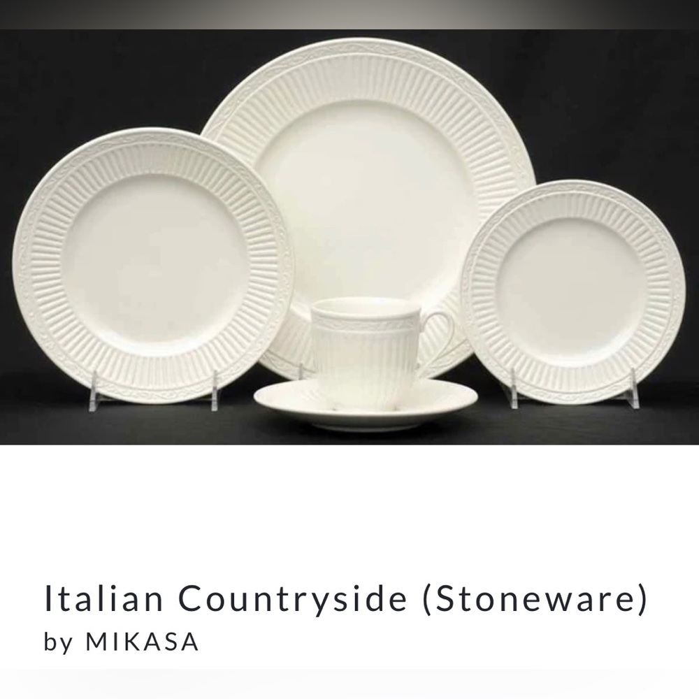NWT Price ⬇️ Mikasa Italian Countryside 5-piece Place-setting